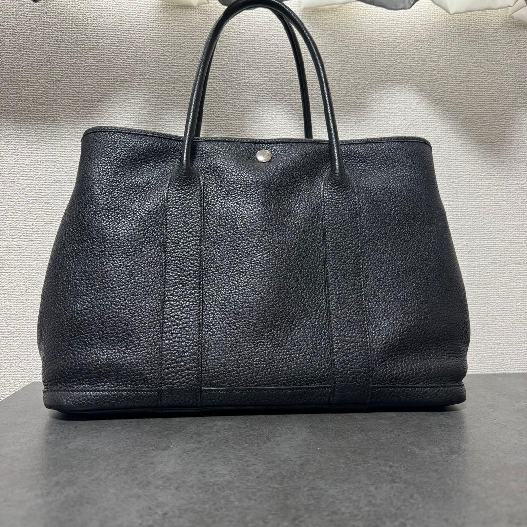 ☆美品エルメスガーデンパーティPM ネゴンダ ブラック A4収納 - メルカリ