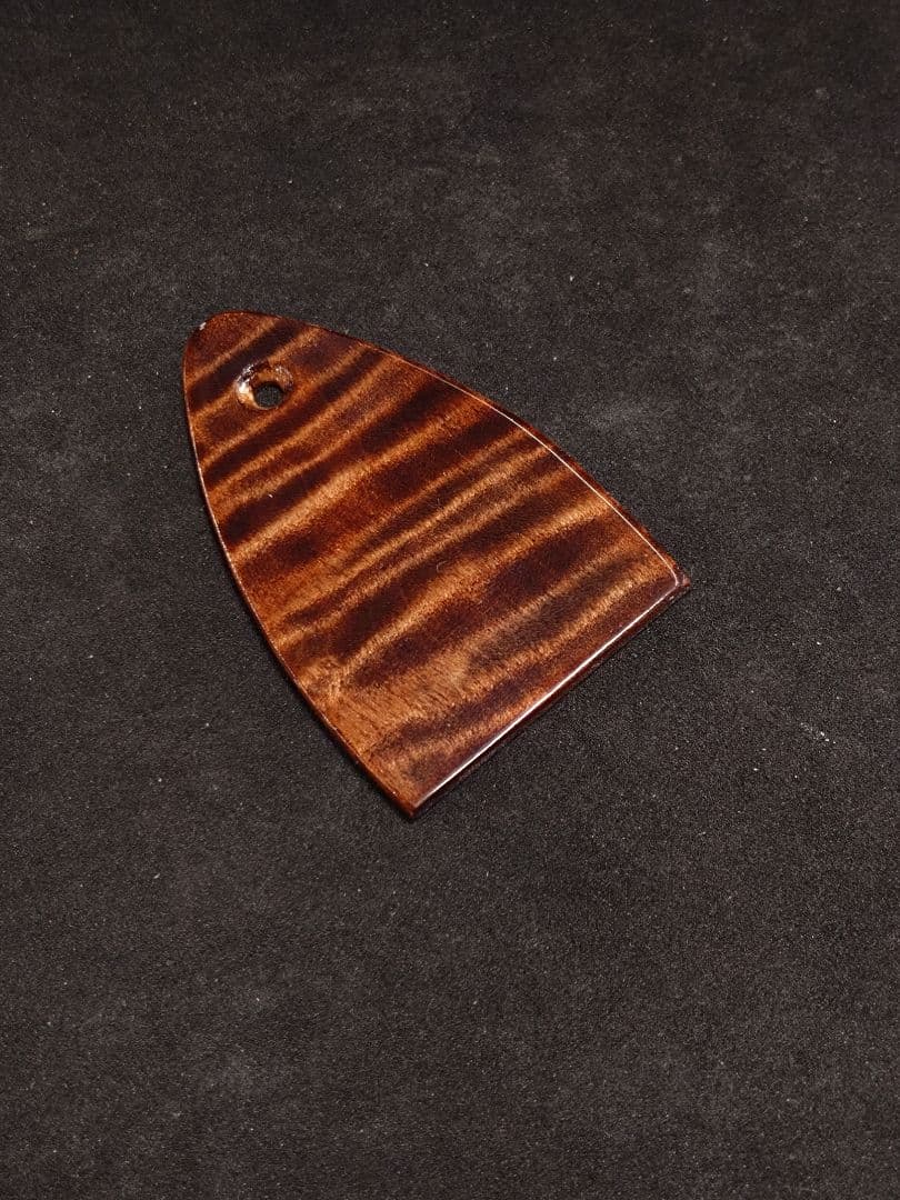 注文分）ウッドパーツ4種/カーリーメイプル材 ダークブラウンクリア仕上げ