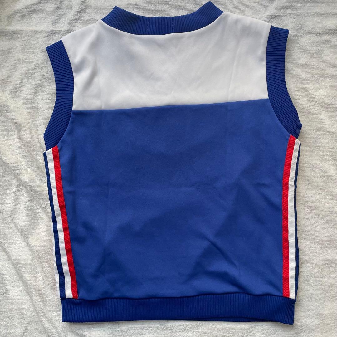 チアリーディングウェア セット 青 白 赤 チア ダンス ユニフォーム