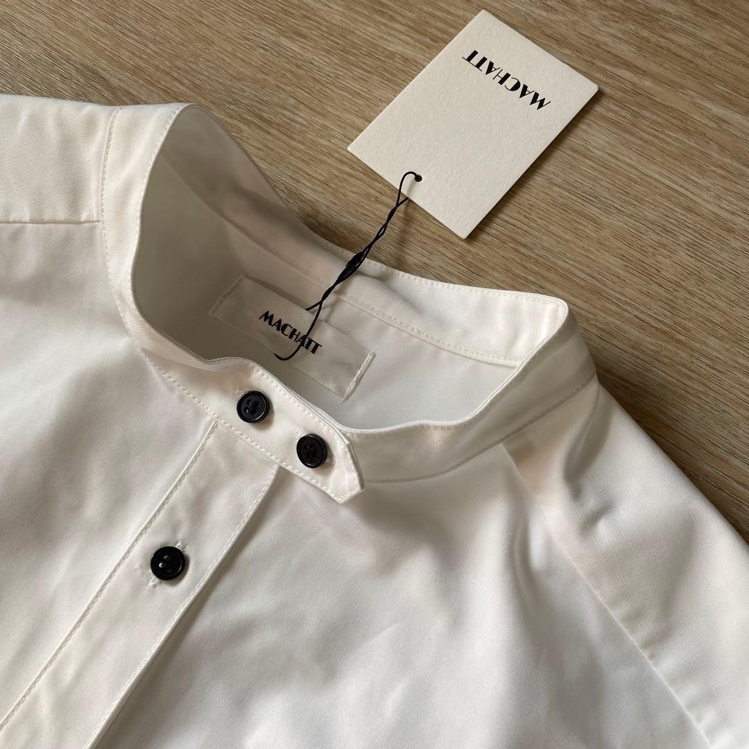 新品タグ付き MACHATT マチャット シャツ パフスリーブ Wボタン