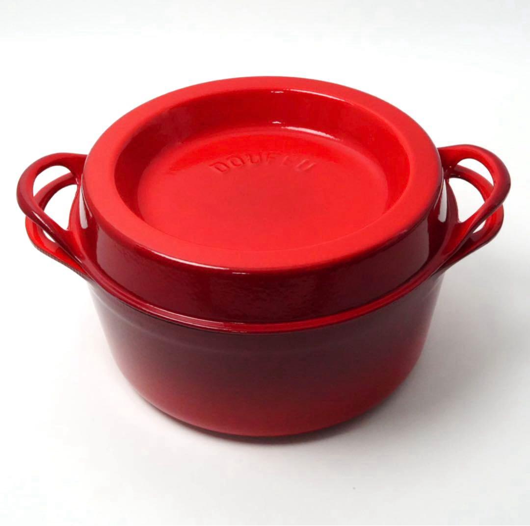 希少】COUSANCES DOUFEU クーザンス デュッフ鍋 レッド 26 - メルカリ