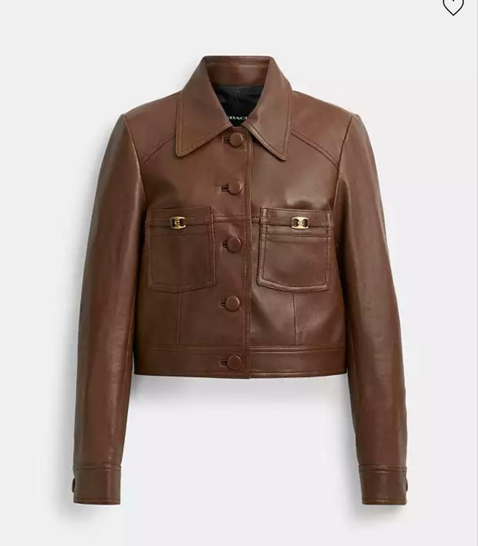 《極美品》　coach コーチ　レザージャケット