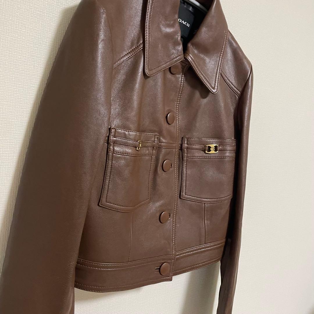《極美品》　coach コーチ　レザージャケット