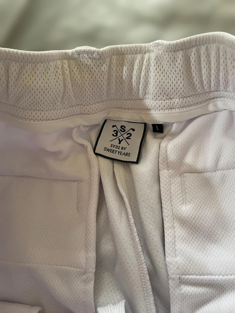 SWEET YEARS メッシュホワイトパンツ Lサイズ - メルカリ