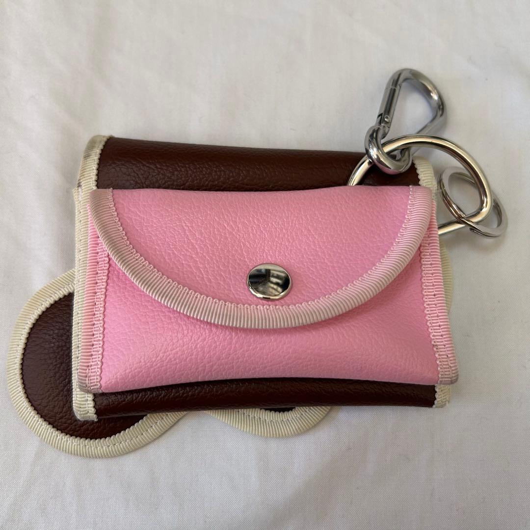 norienomoto broken wave purse ブラウン ピンク - メルカリ