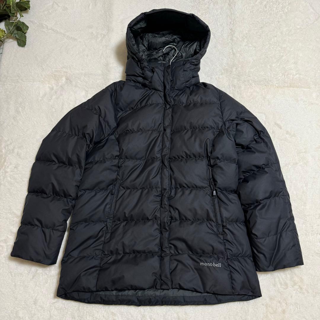 美品 モンベル 800FPトラベルダウンパーカ レディースLブラック - メルカリ