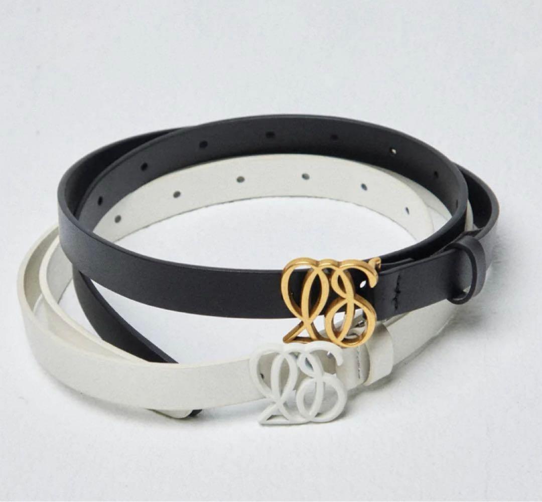 tnewties ベルト スクエアバックルレザーナローベルト – Tnewties