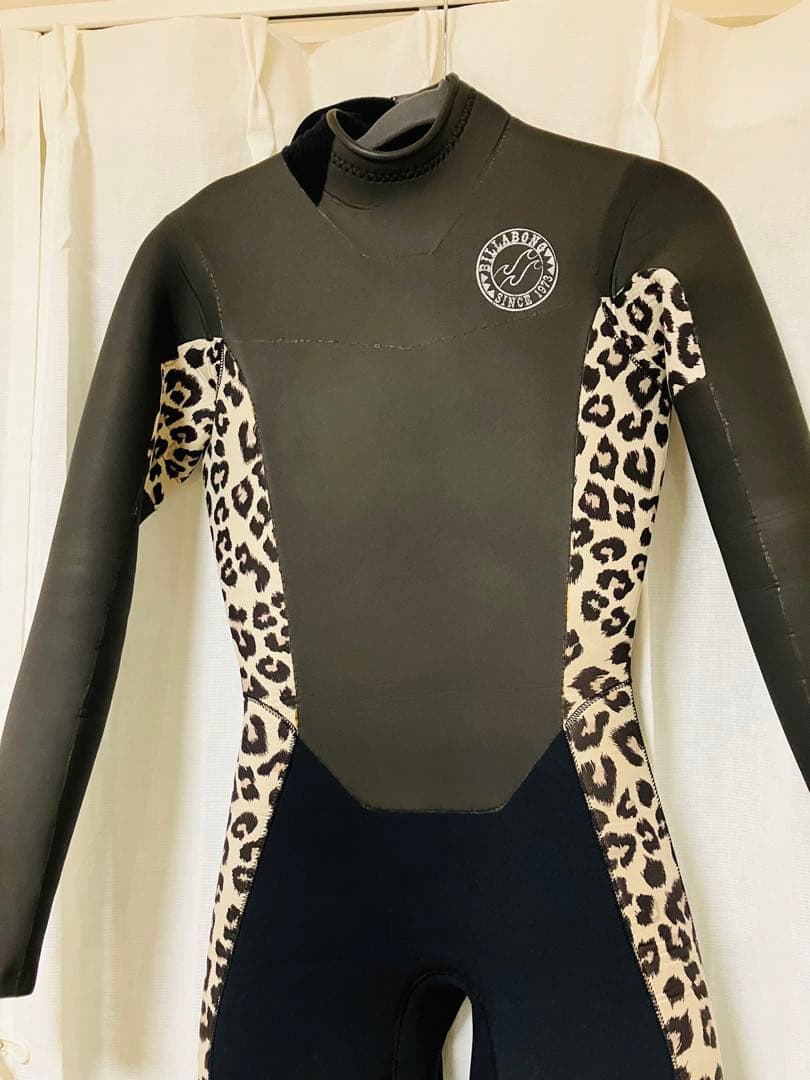 ビラボン レディース セミドライ 5×3mm バックジップ L 修理済み BILLABONG（ビラボン） ウェットスーツ セミドライ レディース 21-22