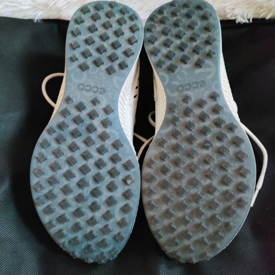 美品✨ecco エコー　ゴルフシューズ　39 24.5cm スパイクレス