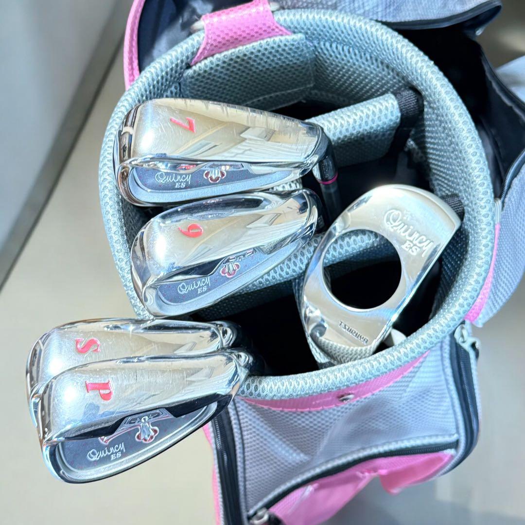 Quincy クインシーES レディース ゴルフクラブ8本セット つるやゴルフ