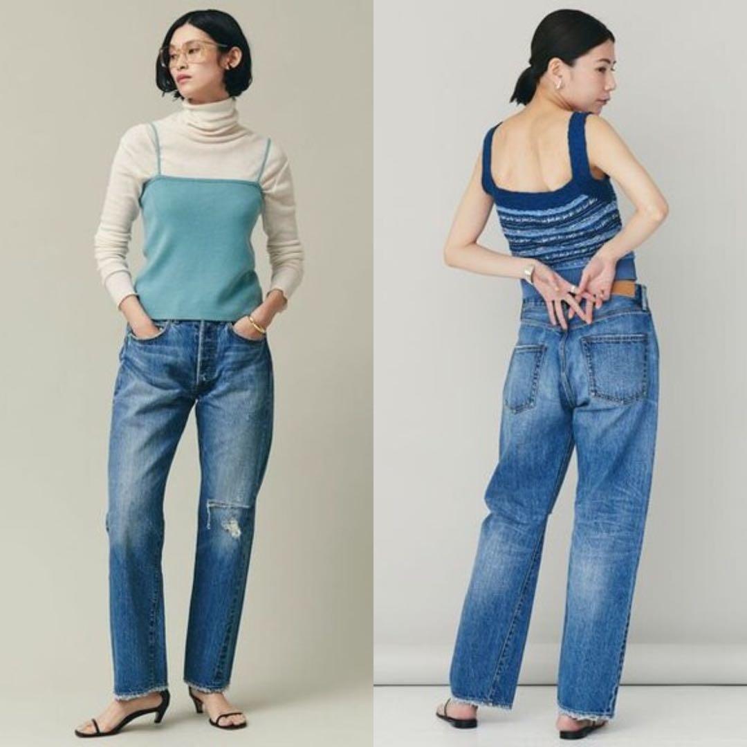 美品 Curensology ＜&RC＞セルビッチクラッシュデニム 34 - メルカリ