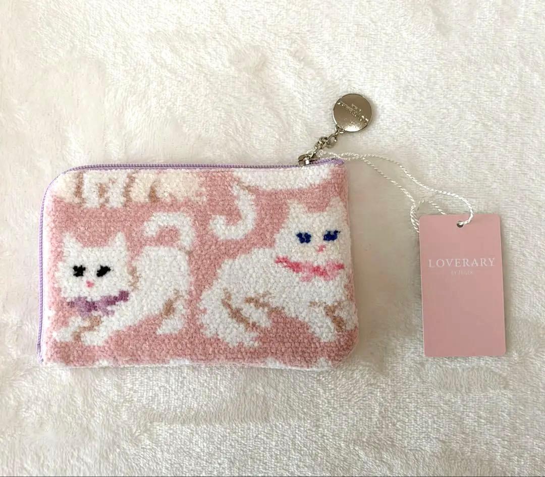 LOVERARY フェイラー モフモフネコチャン L字ポーチ - メルカリ