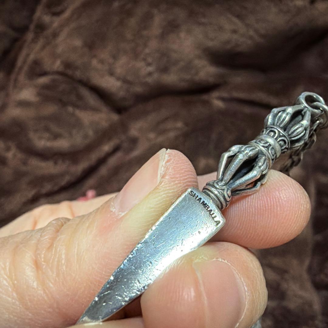 シャンバラ プルパ ダガー 925 ネックレス ロザリオ - メルカリ