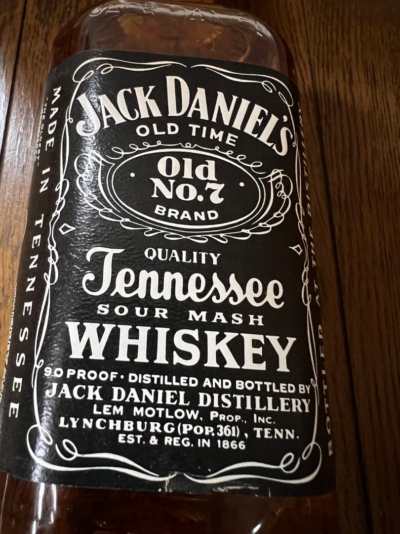 貴重83年】ジャックダニエル オールドボトル 45% 赤紙封印 750ml