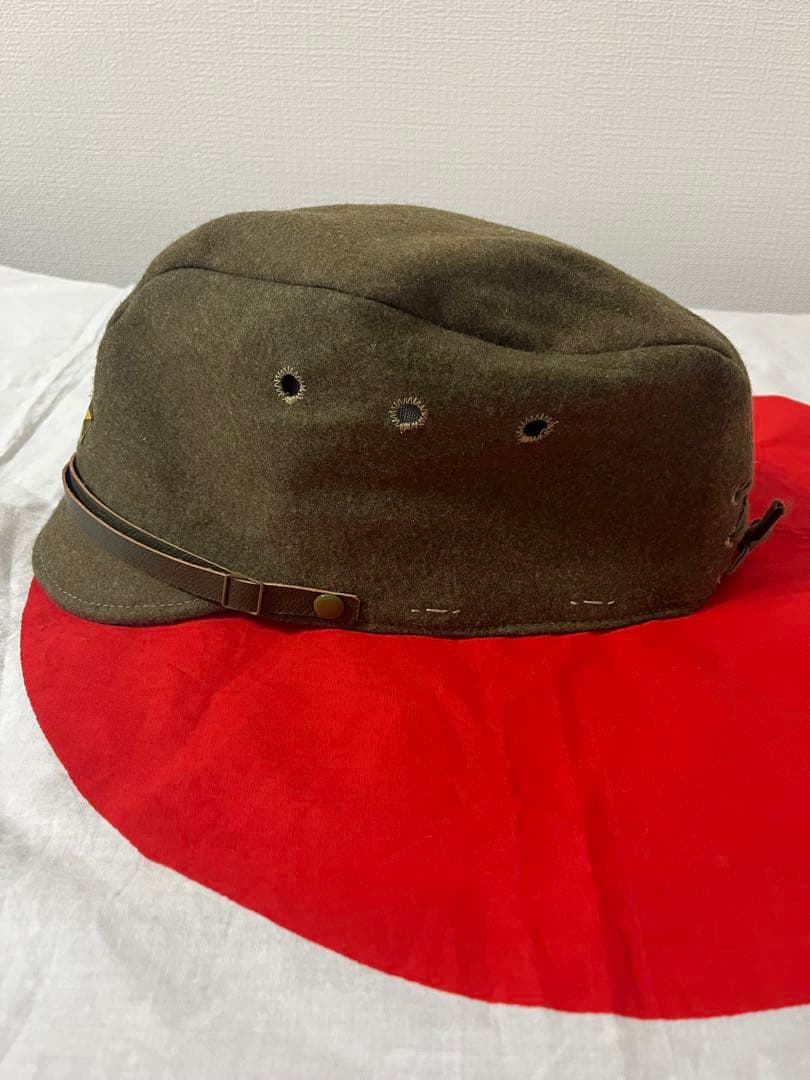 日本軍 日本陸軍 略帽 戦闘帽 古鷹屋 織出星章 後期