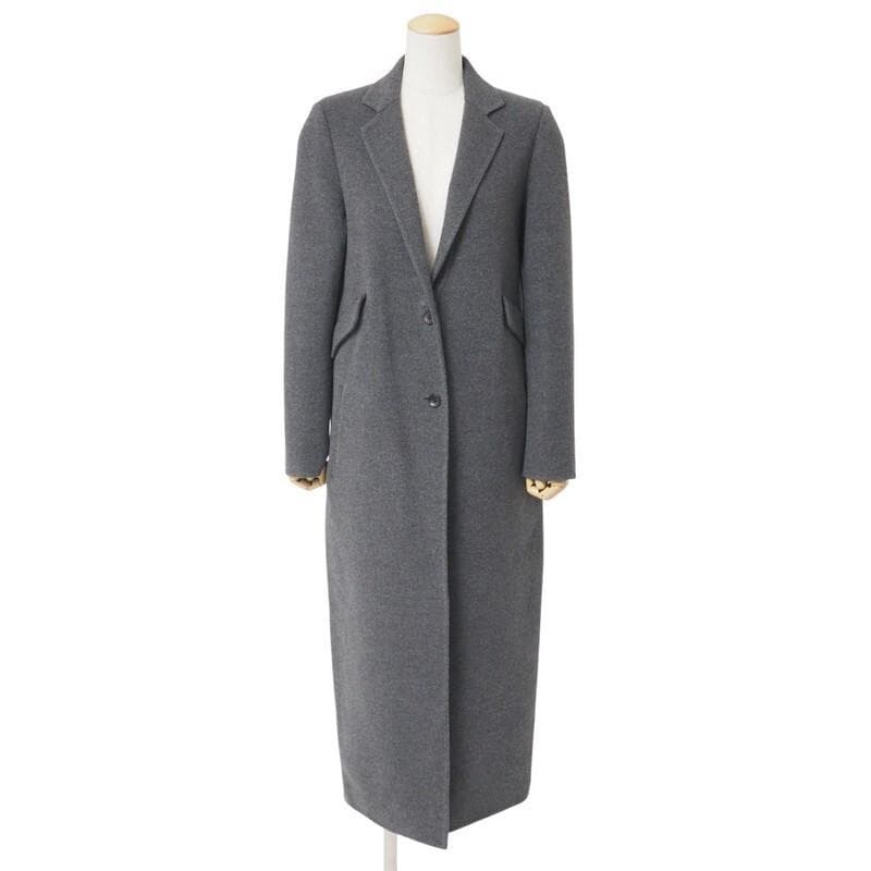 CINOH チノ ウールカシミヤ ダブルフェイス チェスターコート ロングコート CINOH（チノ） コート アウター 「CINOH/チノ」別注 WOOL CASIMERE W