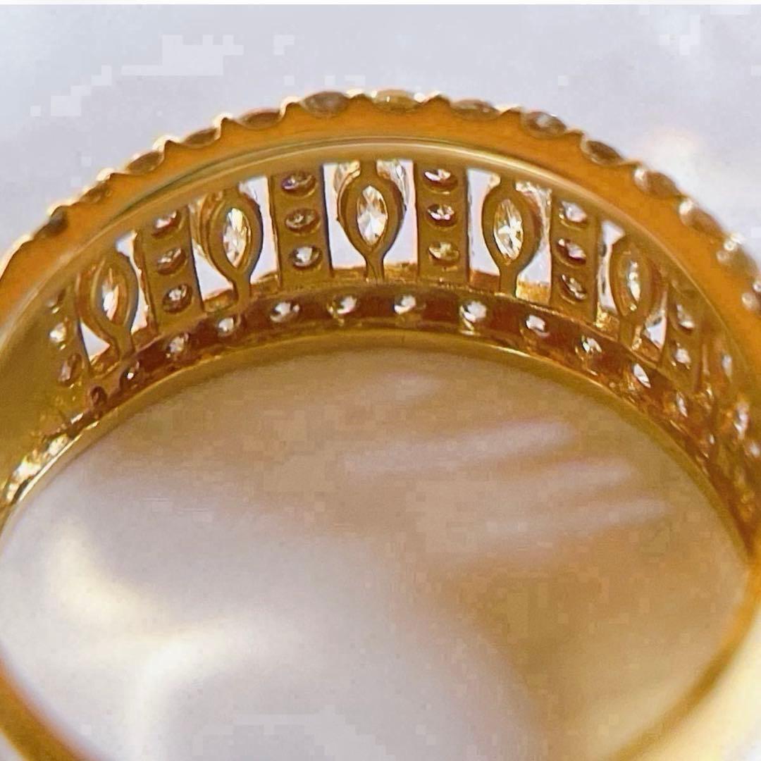 専用　　【3957】 K18 ダイヤモンド 1.00ct 14.5〜15号 鑑別