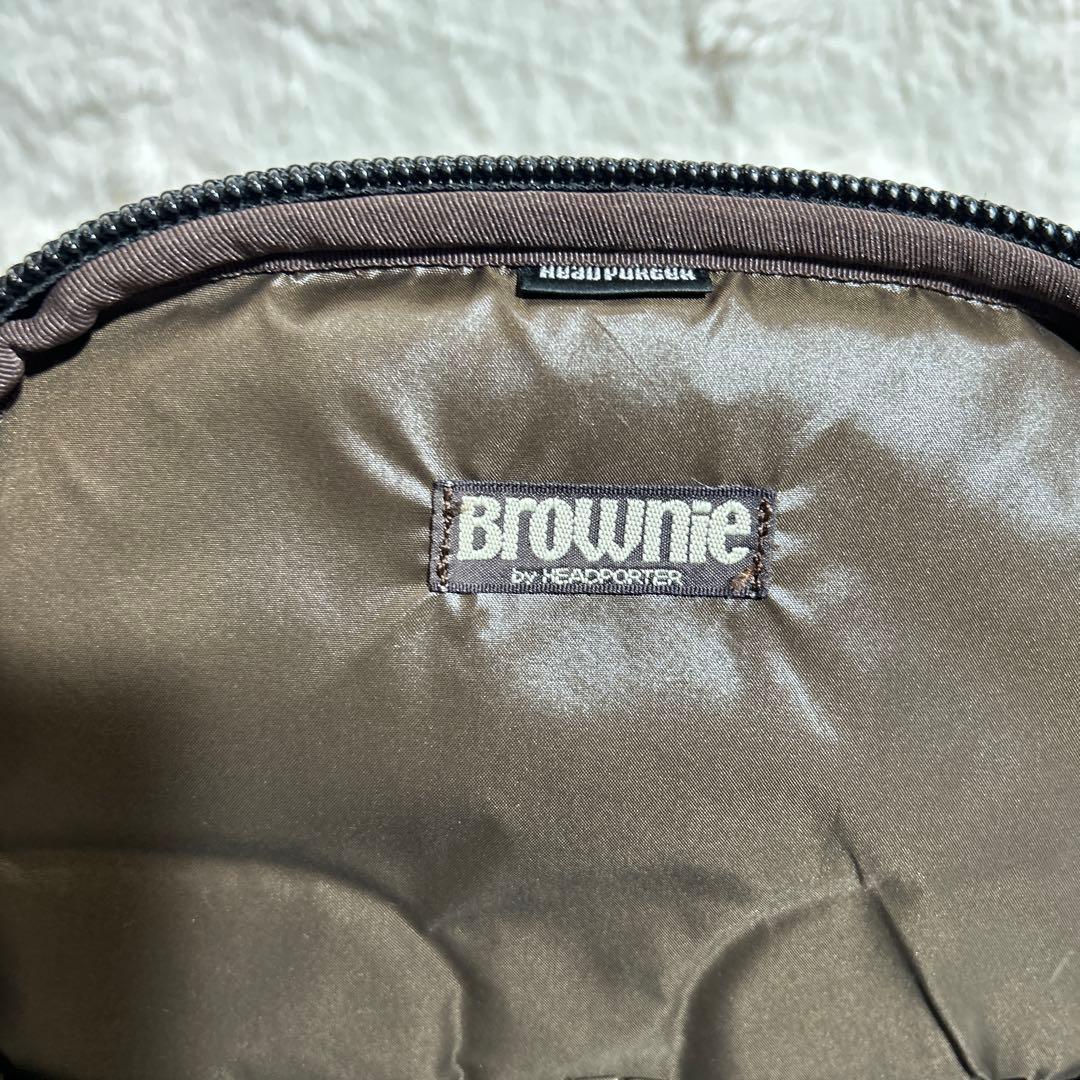 美品】HEAD PORTER ブラウニー ボディバッグ ブラウン - メルカリ