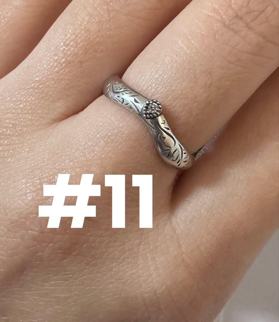 agete アガット　シルバー　ダイヤ　リング　11号　ヴィンテージ感 agete ダイヤモンド オニキス シルバー リング 11号 アガット