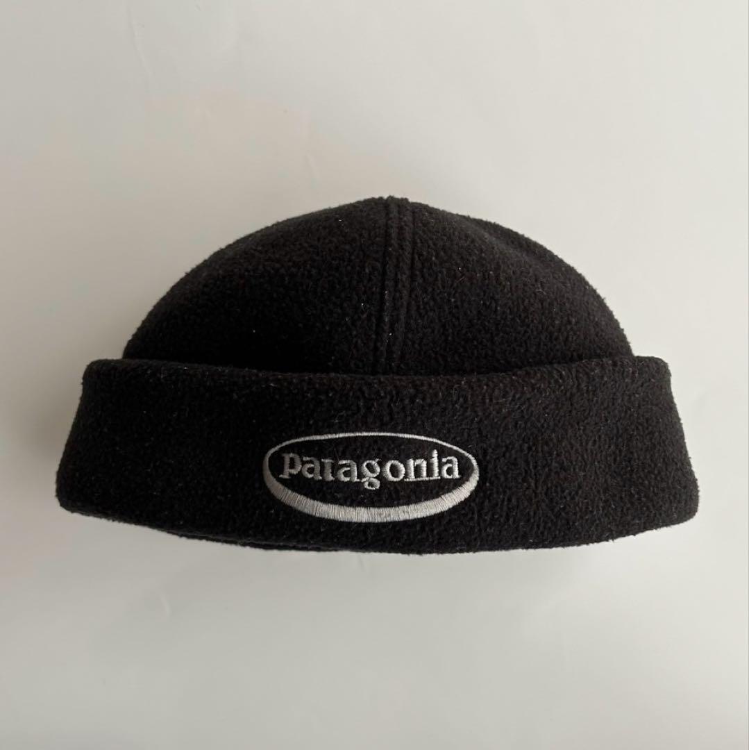 超レア 2000年 パタゴニア フリースビーニー オーバルロゴ刺繍