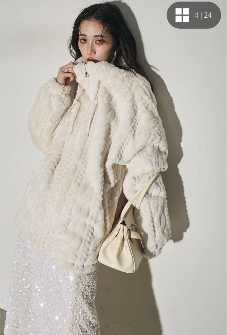 ANDREA&Co. ケーブルデザインZIPファージャケット