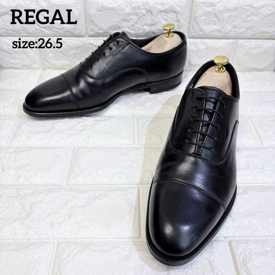 極美品✨REGAL リーガル ビジネスシューズ ストレートチップ 黒 26.5 REGAL（リーガル） メンズ ビジネスシューズ ストレートチップ 31JL CA
