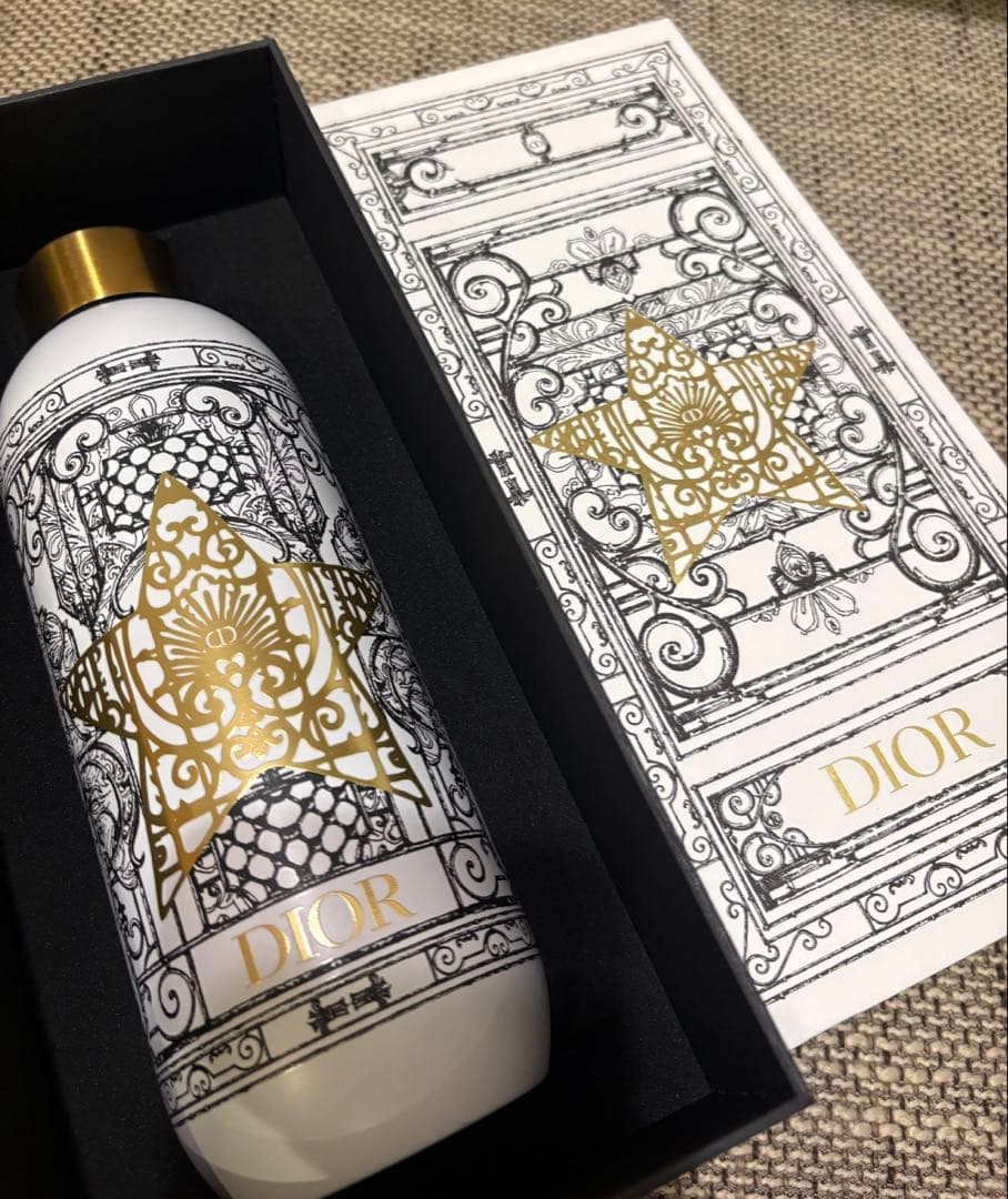 新品】DIOR ゴールドStar 水筒 オリジナルボックス付き