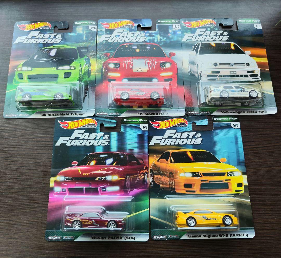 ホットウィール ワイルドスピード 5台セット Original fast - メルカリ