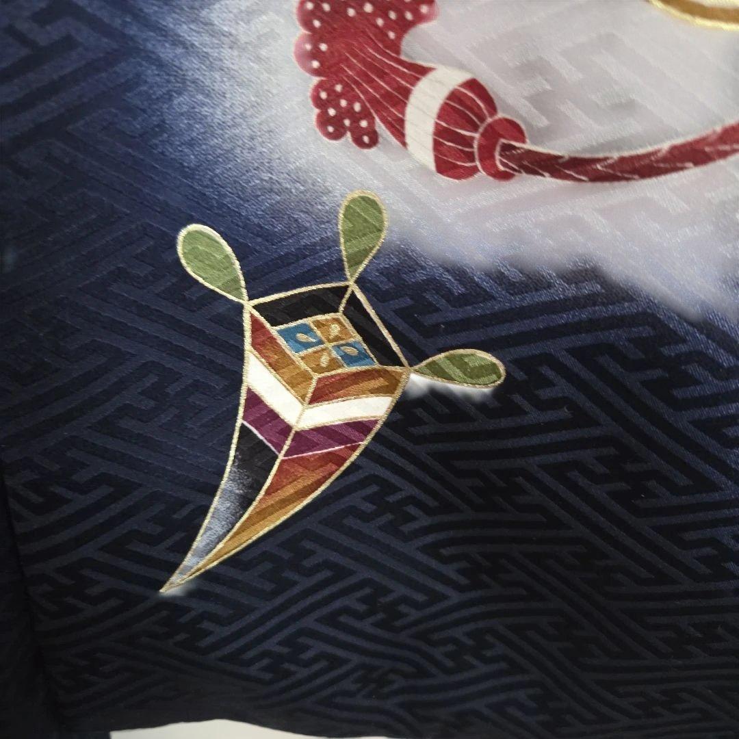 No44 男の子 お祝い着物 長襦袢付き 産着 七五三 - メルカリ