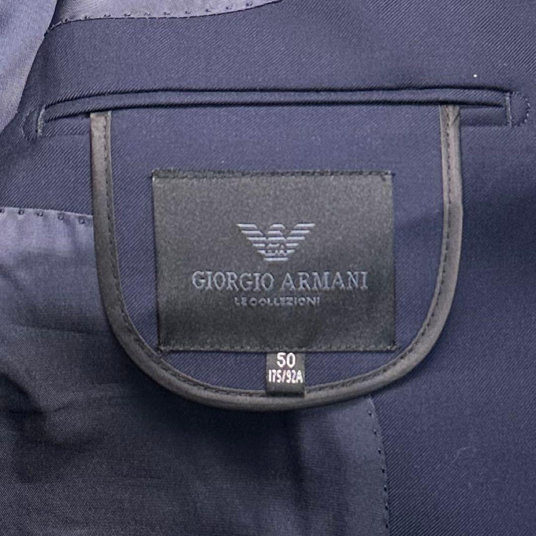 新品タグ付 GIORGIO ARMANI カシミヤ混 セットアップ 光沢 総裏 - メルカリ
