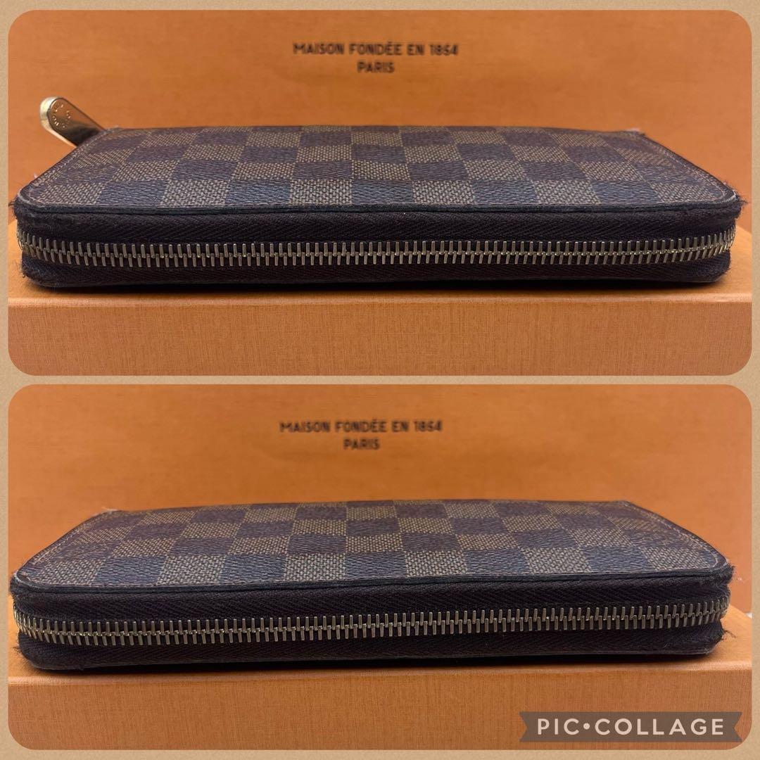 美品】ルイヴィトン ダミエ エベヌ ジッピーウォレット長財布 箱・保存