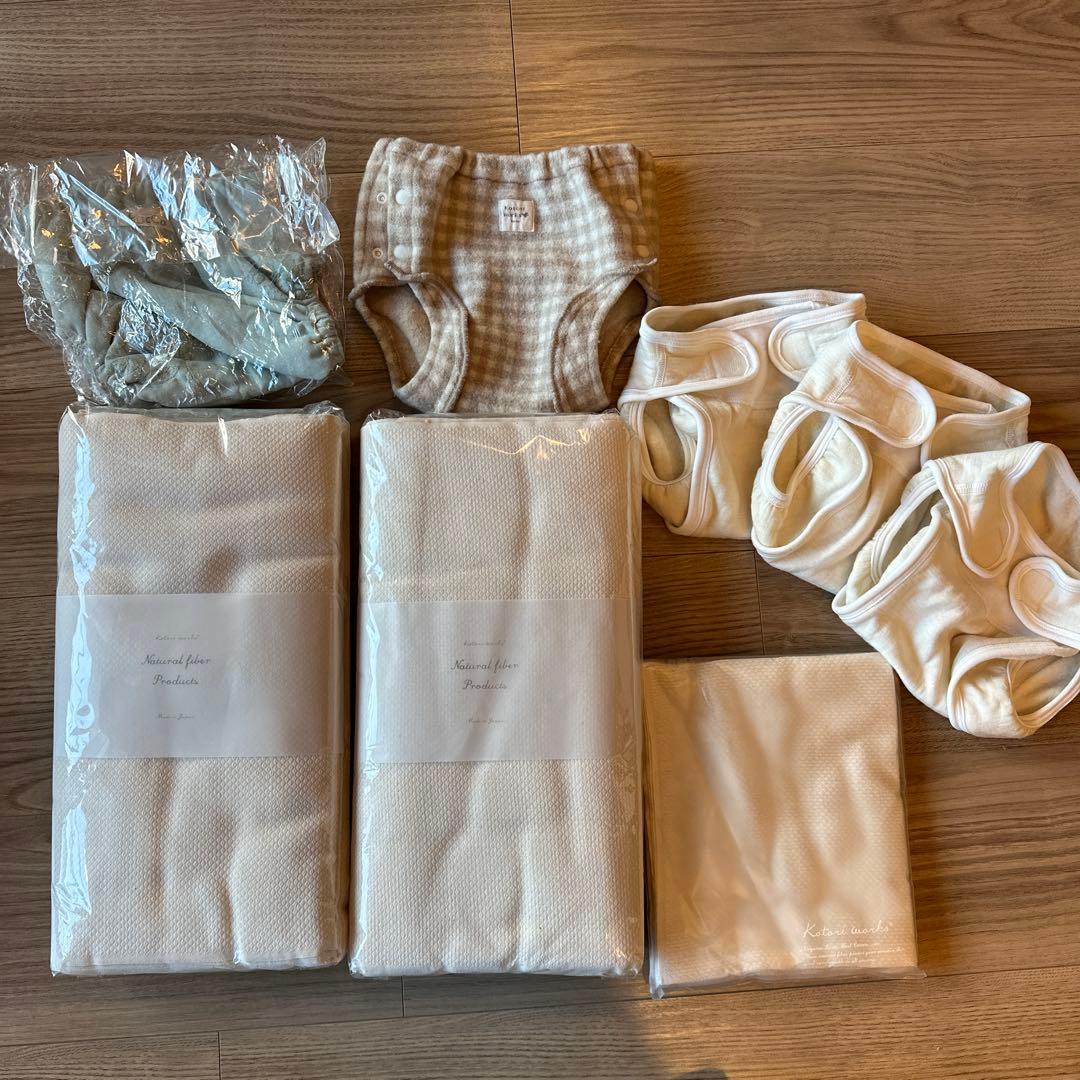 コトリワークス kucca 布おむつセット 色柄選べる！布おむつデビューセット - 日本製布おむつのお店「kucca」
