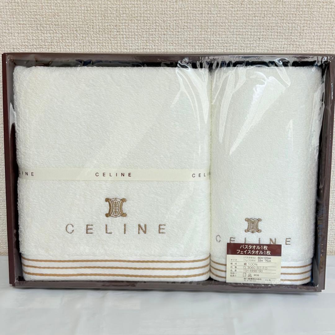 CELINE タオルセット バスタオル フェイスタオル ギフト - メルカリ