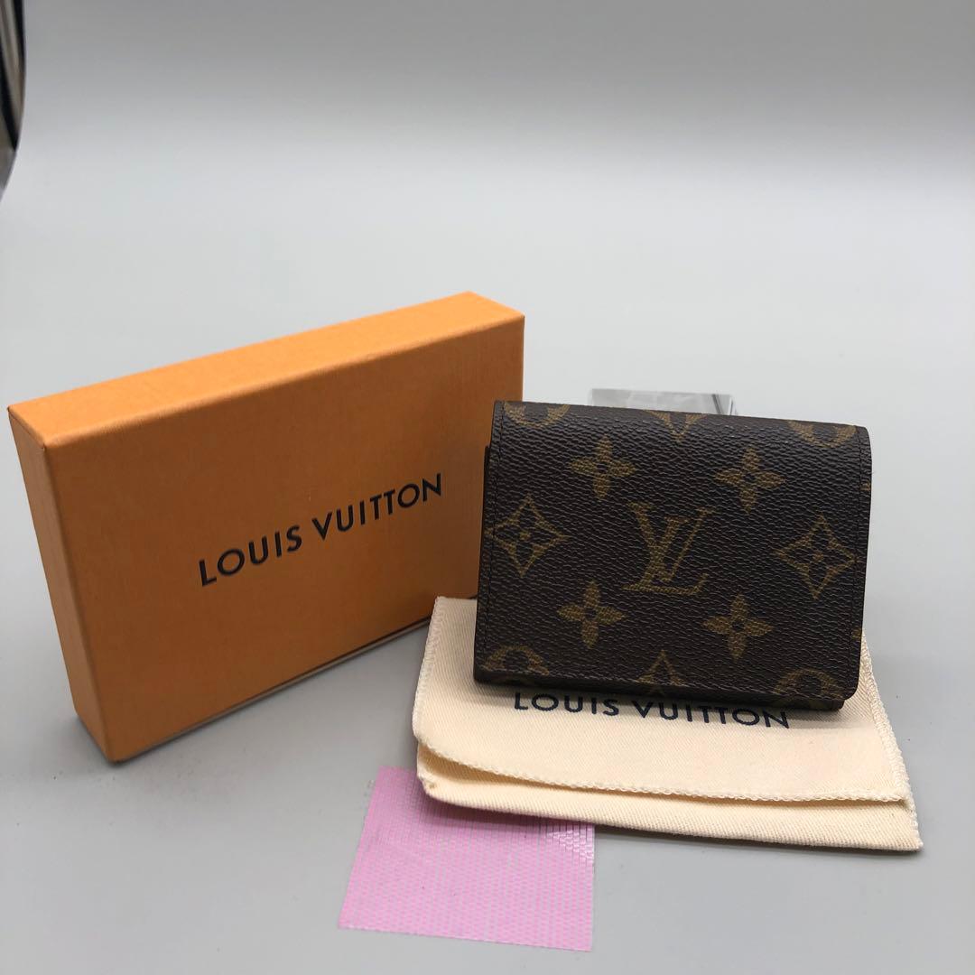 【極美品】ルイヴィトン 名刺入れ カード入れ カードケース　箱付き　K 正規紙袋無料】ルイヴィトン カードケース フラグメントケース 名刺