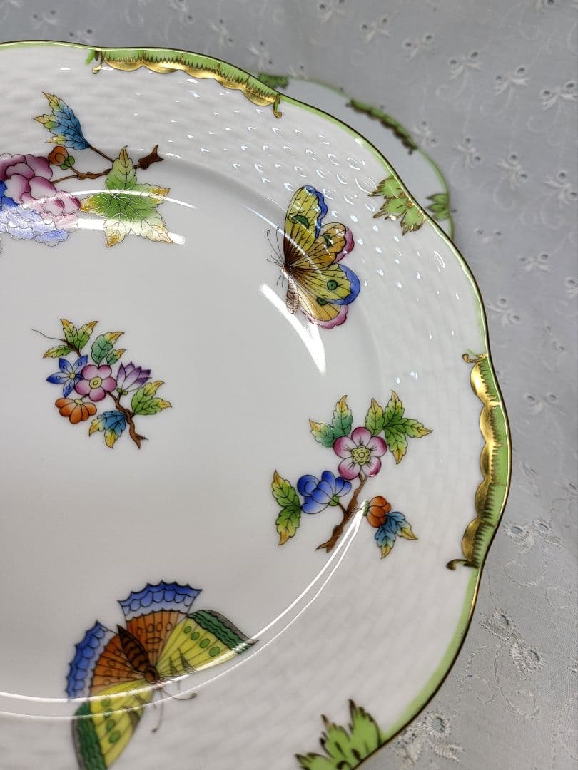 未使用近✨ヘレンド ヴィクトリアブーケ サラダ デザート プレート19