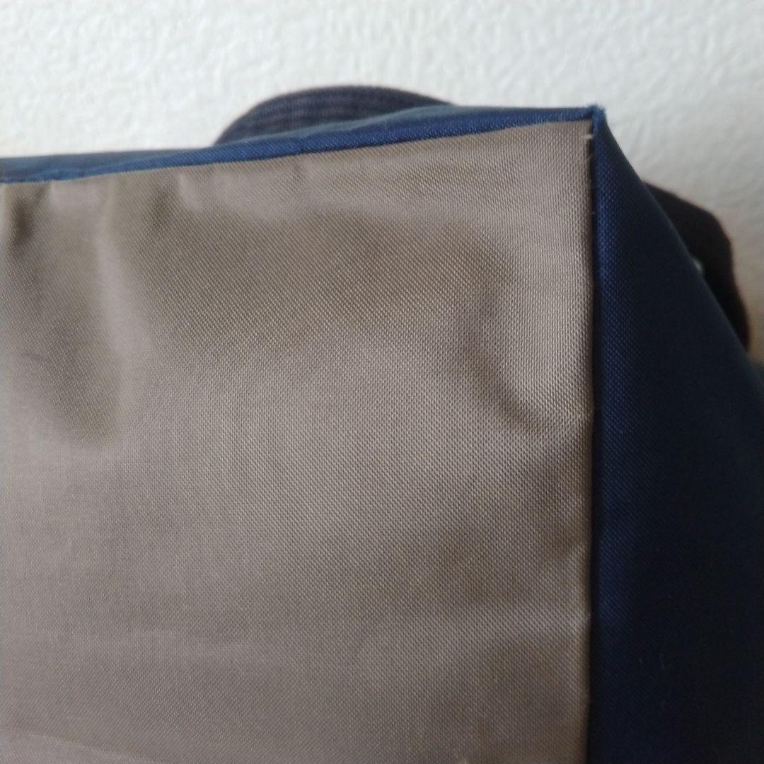 エルベシャプリエ 1028N 舟形トートバッグ ネイビー×カーキ - メルカリ