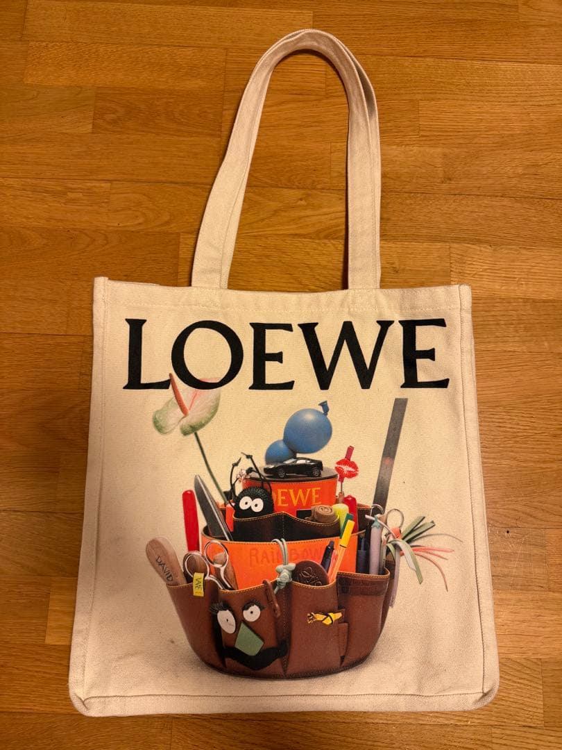 【非売品】ロエベ展　ノベルティ　トートバッグ　ジブリ 未使用 LOEWE ロエベ キャンパストートバッグ ノベルティ 非売品