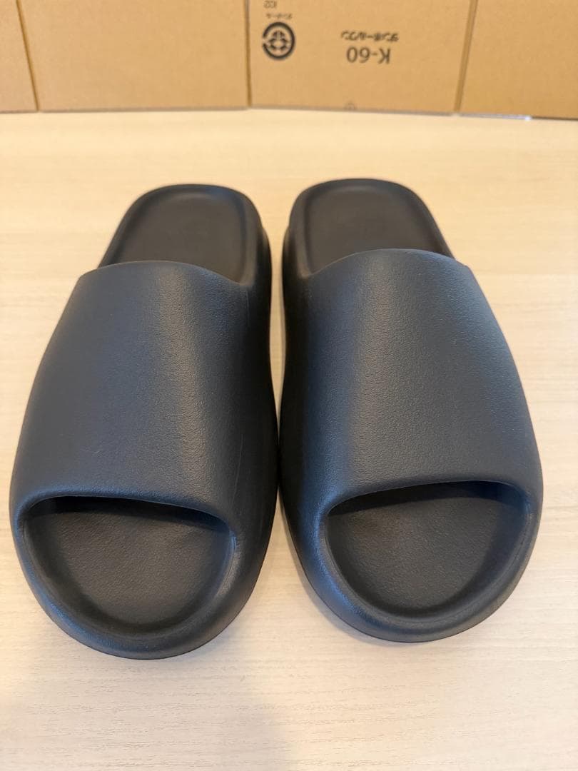 アディダス イージー スライド サンダル 27.5cm US9 HQ6448 黒