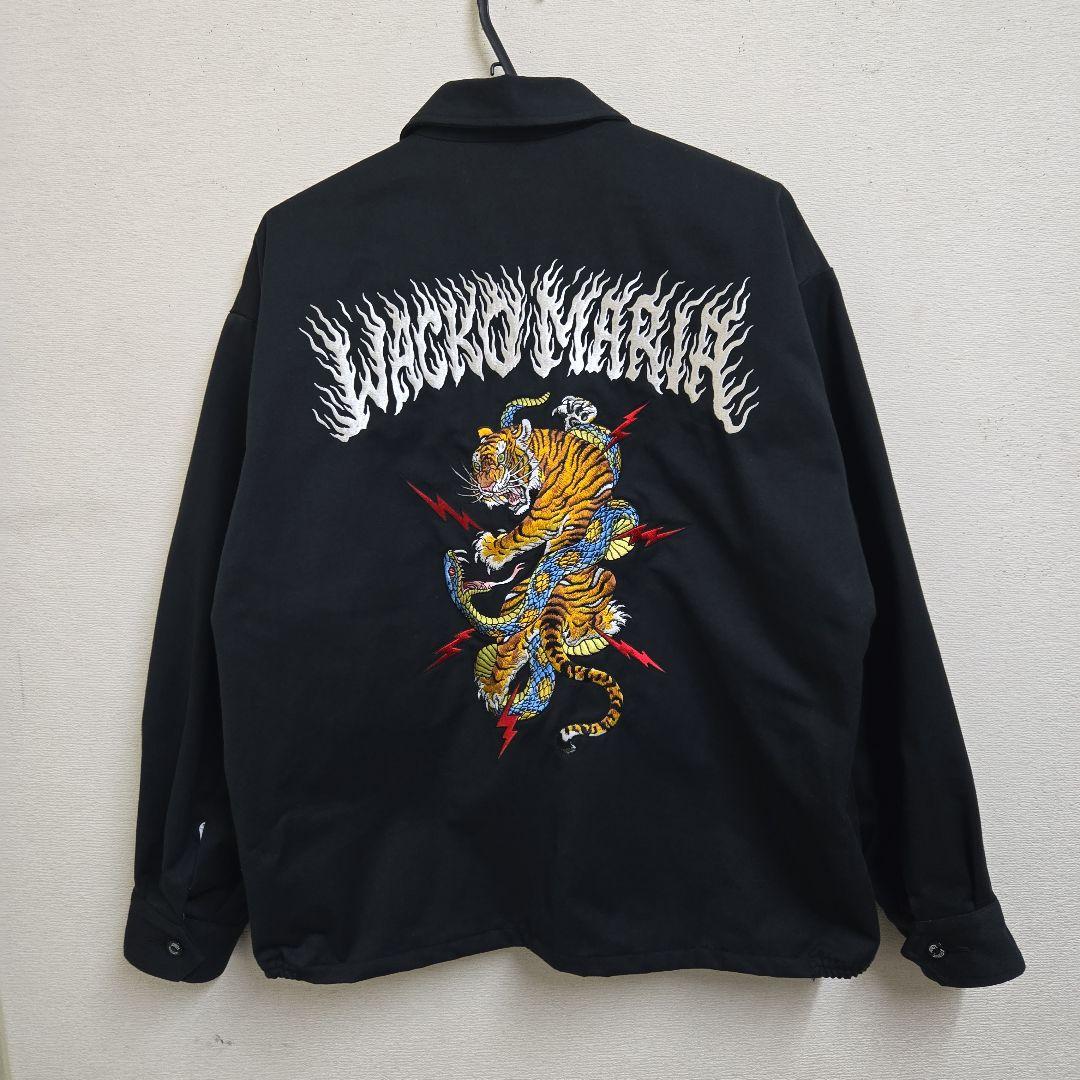 未使用25FWワコマリア×ティムリーハイ虎刺繍ベトジャン黒L - メルカリ