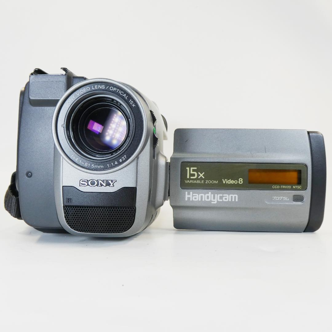 動作良好 ソニーCCD-TRV20 ビデオ8 8ミリビデオカメラ DVD化に最適