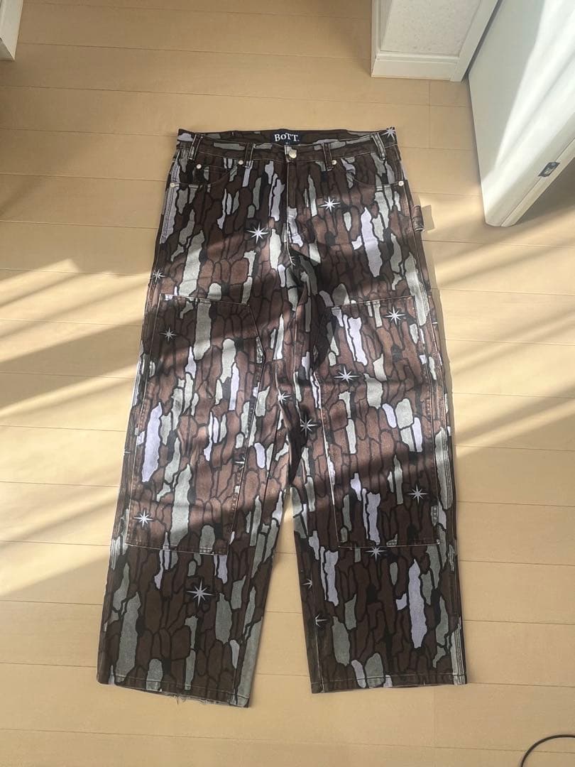 【BoTT/ボット】Canvas Work Pant(CAMO) BoTT/ボット】Canvas Work Pant(CAMO) - 「PLACE/プレイス」UNUSED