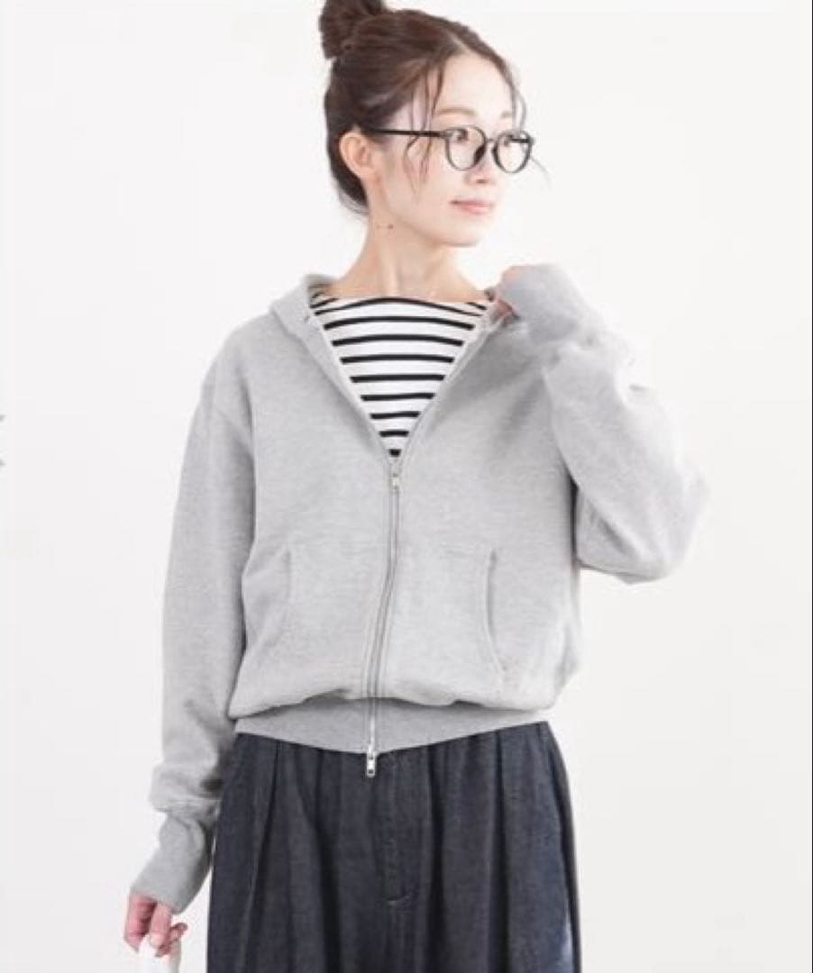 【新品値札付き】SOLAMONAT ふわりと裏毛ヴィンテージジップパーカー SOLAMONAT｜ふわりと裏毛ヴィンテージジップパーカー sma-fw-vinzippk