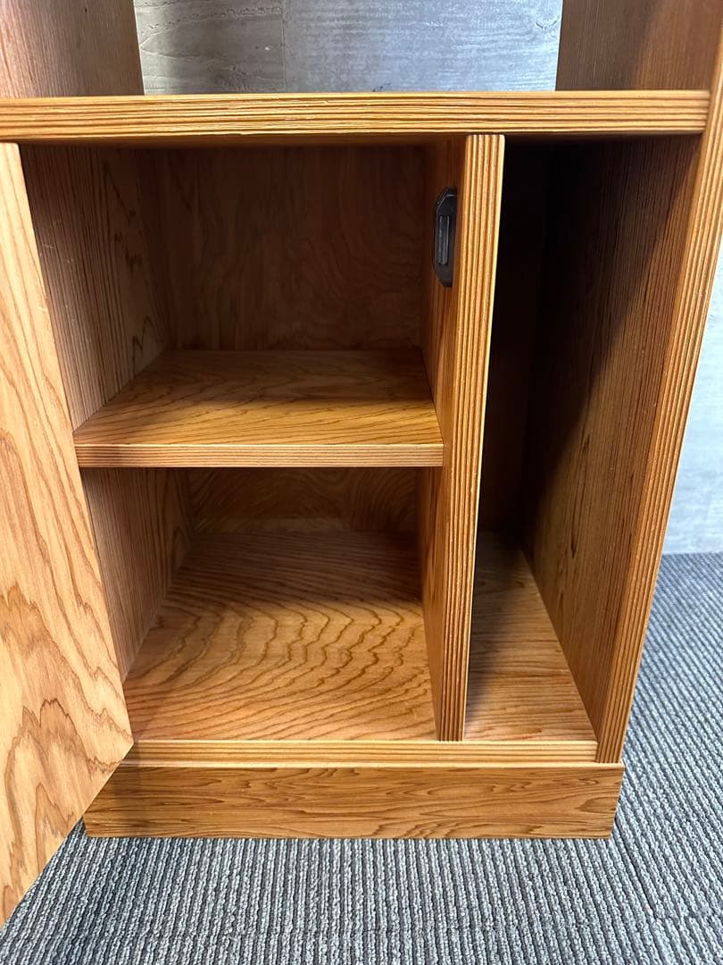 希少！和モダン！屋久杉天然木　電話台・ファックス台　花台