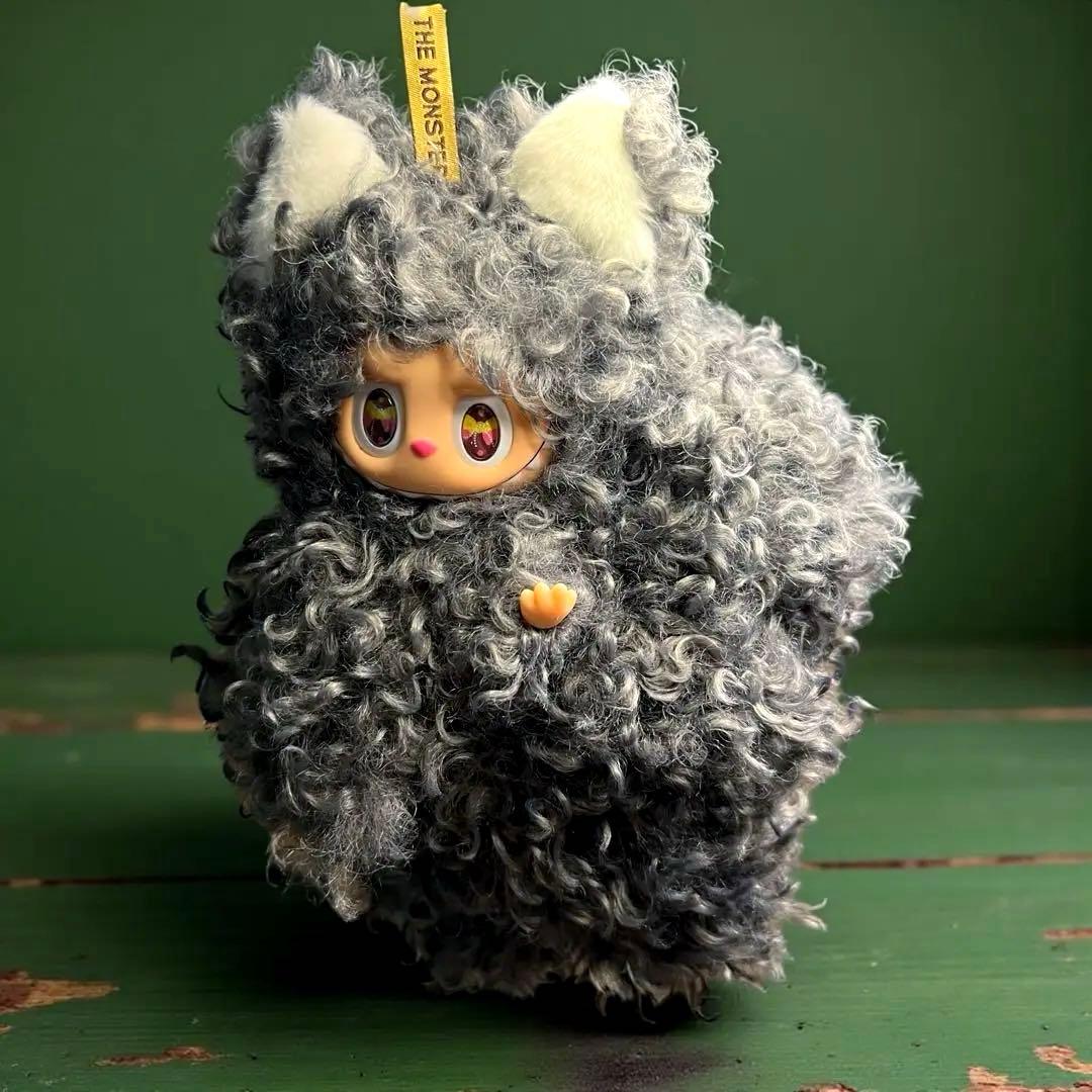 海外限定 【レア】九尾 ZIMOMO ラブブカール ヘア グレー 訳あり