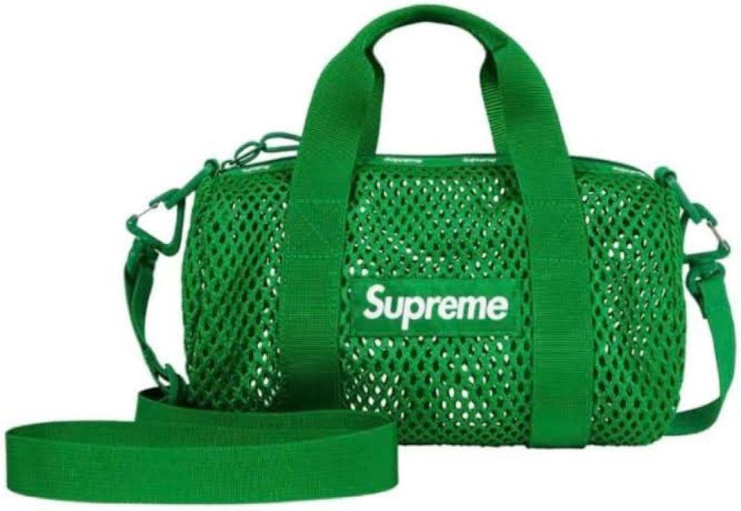 Supreme メッシュショルダーバッグ グリーン