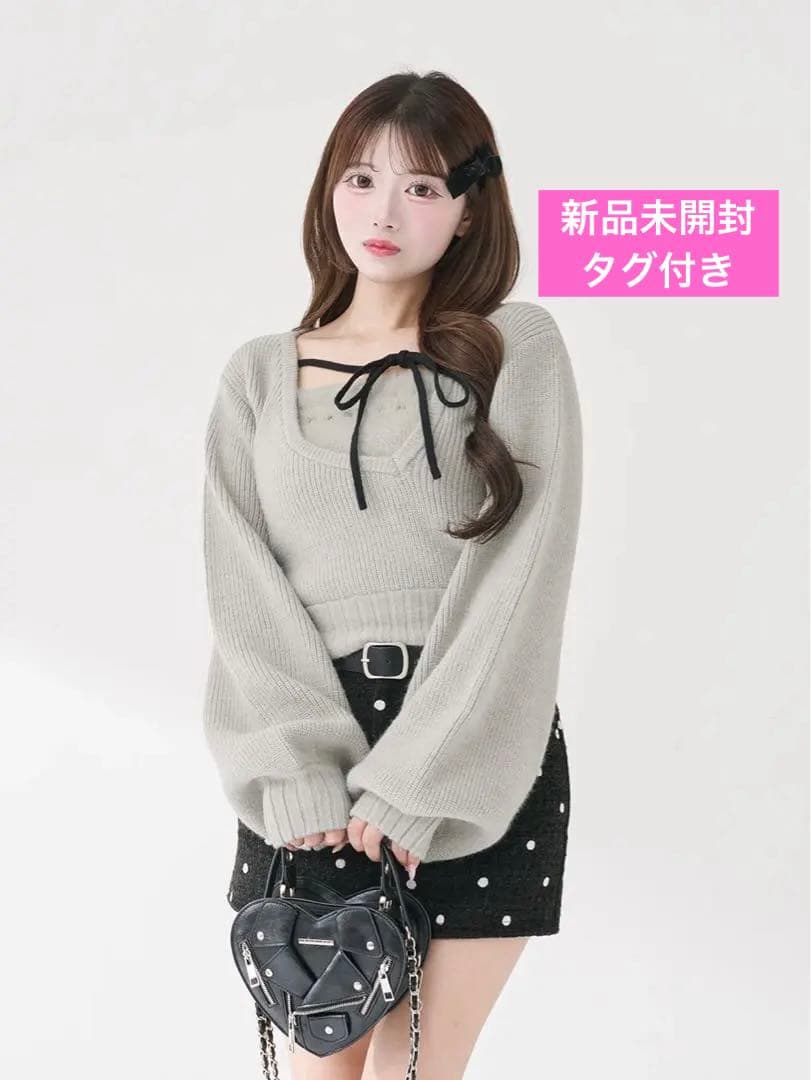 Darich アシメレイヤードニットトップス グレー GRY 新品未開封 - メルカリ