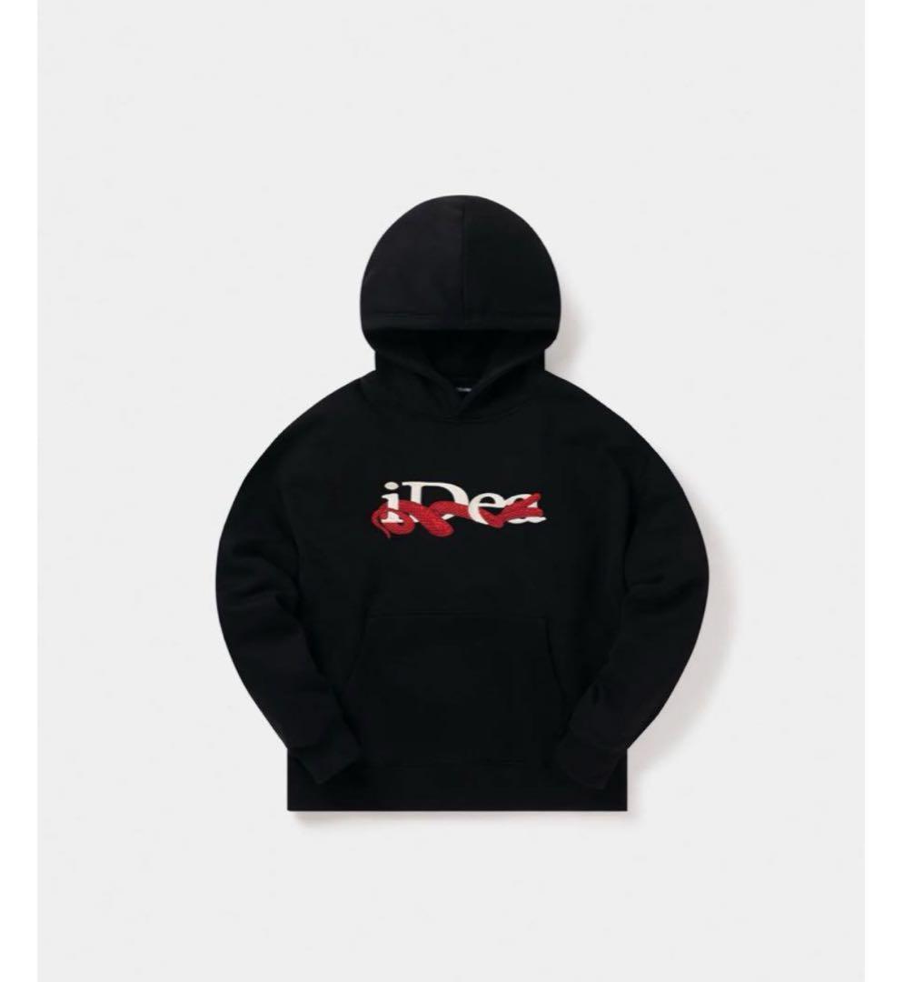 イデアスワム ideaswam パーカー 黒 赤 - メルカリ