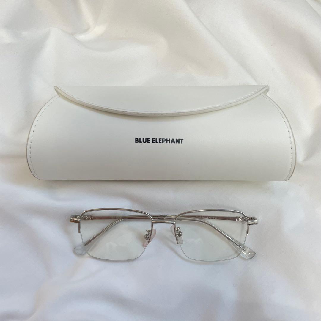 完売 人気 blue elephant リムレスメガネ サングラス - メルカリ