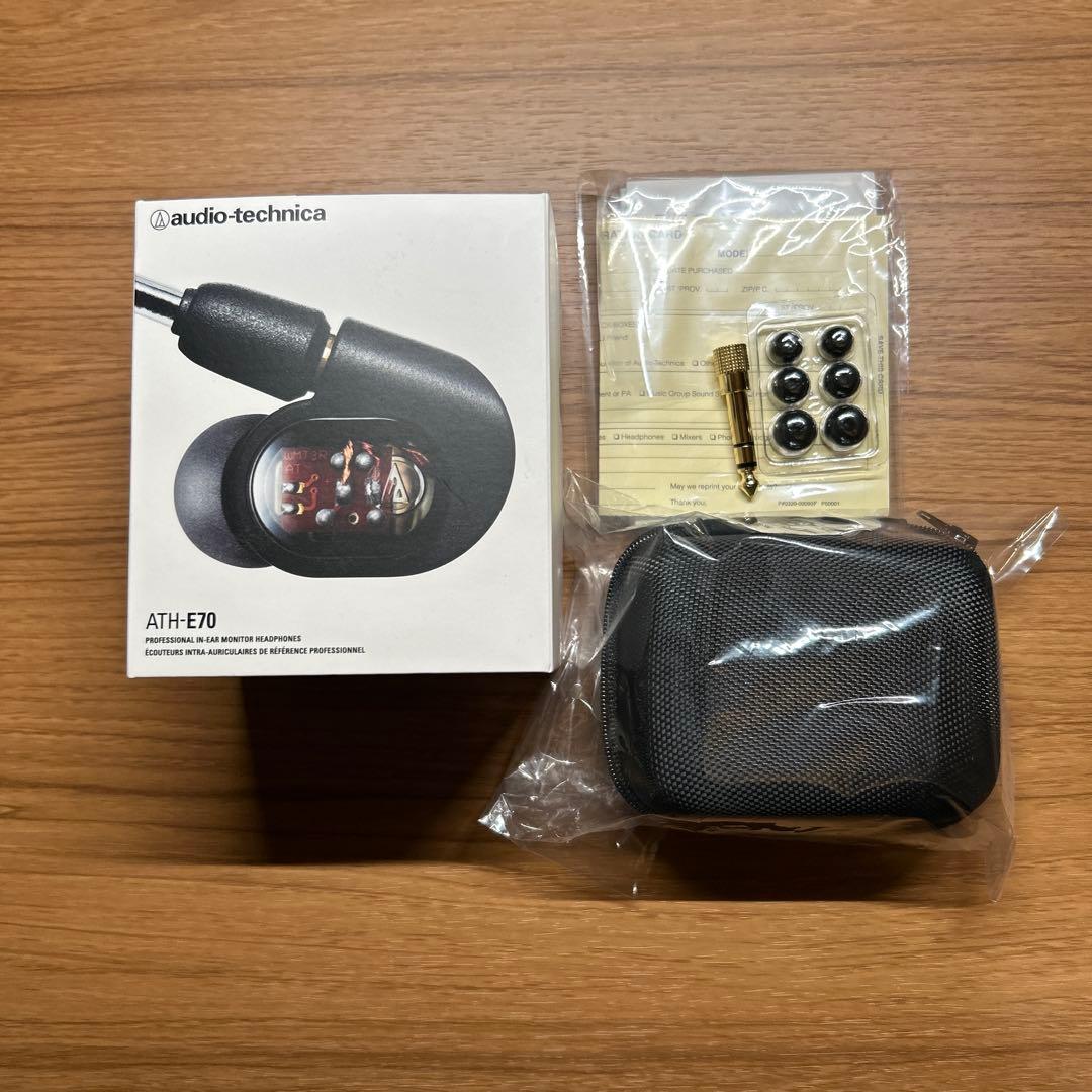 オーディオテクニカ ATH-E70 ATH-E70Professional In-Ear Monitor Headphones | Audio-Technica