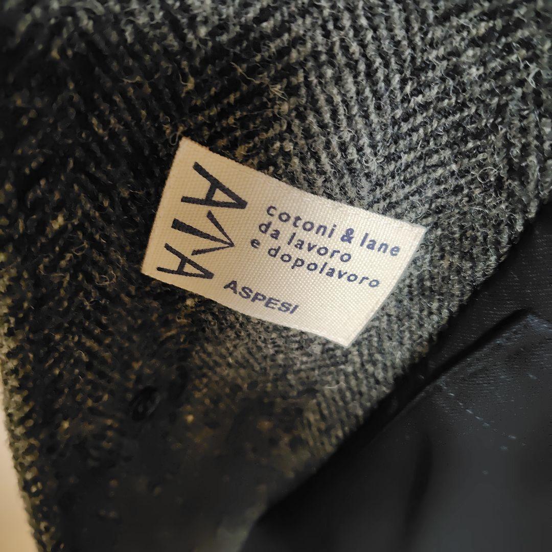 ASPESI アスペジ/ハリスツイード ステンカラーコート - メルカリ